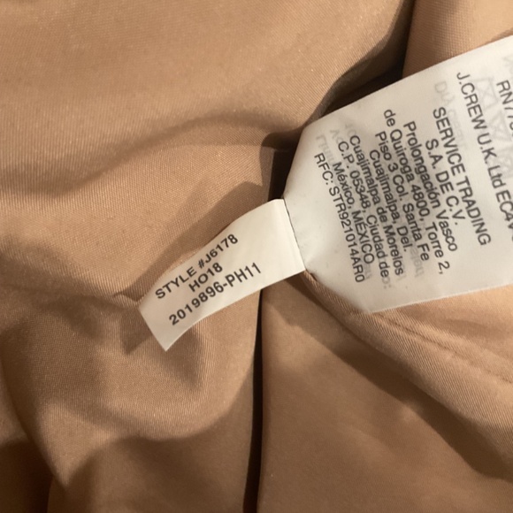 J Crew Factory Coat Faux Fur Hood Size 4 - Picture 10 of 14